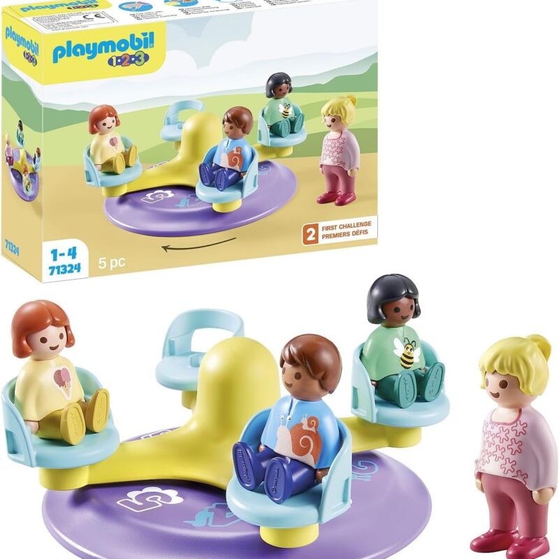 Ovezz Number Merry-Go-Round Toy – Educational 1.2.3 Learning Ride-On
