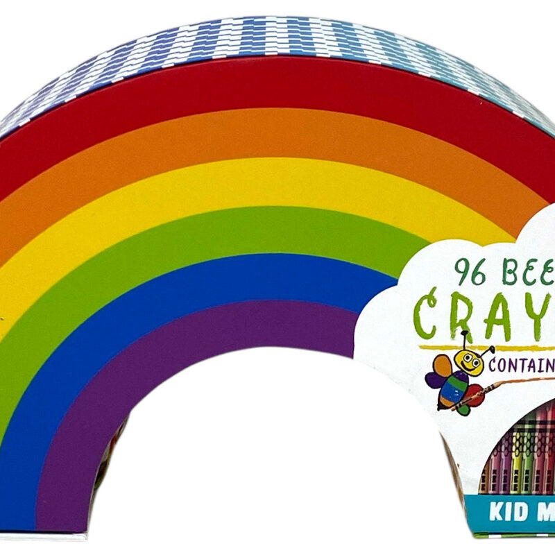 Ovezz 96-Color Crayon Set – Rainbow Storage Case for Kids & Creative Art